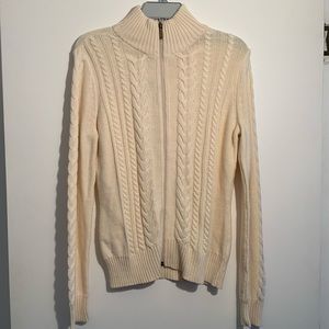 Chaps Denim Sweater Size Medium NWT